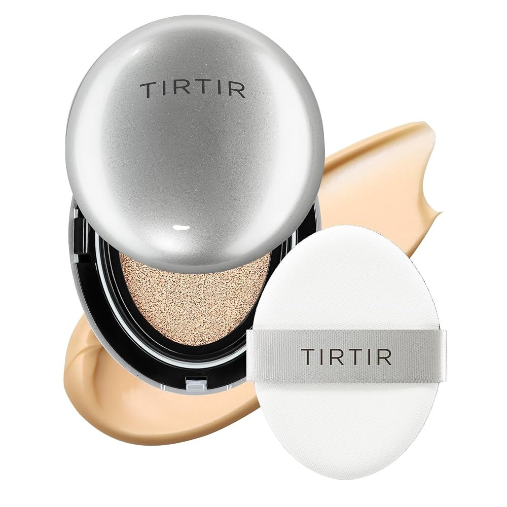 TIRTIR Mask Fit Aura Silver Cushion Foundation | Semi-glow Finish, Natural Coverage, Moisturizing... | Amazon (US)