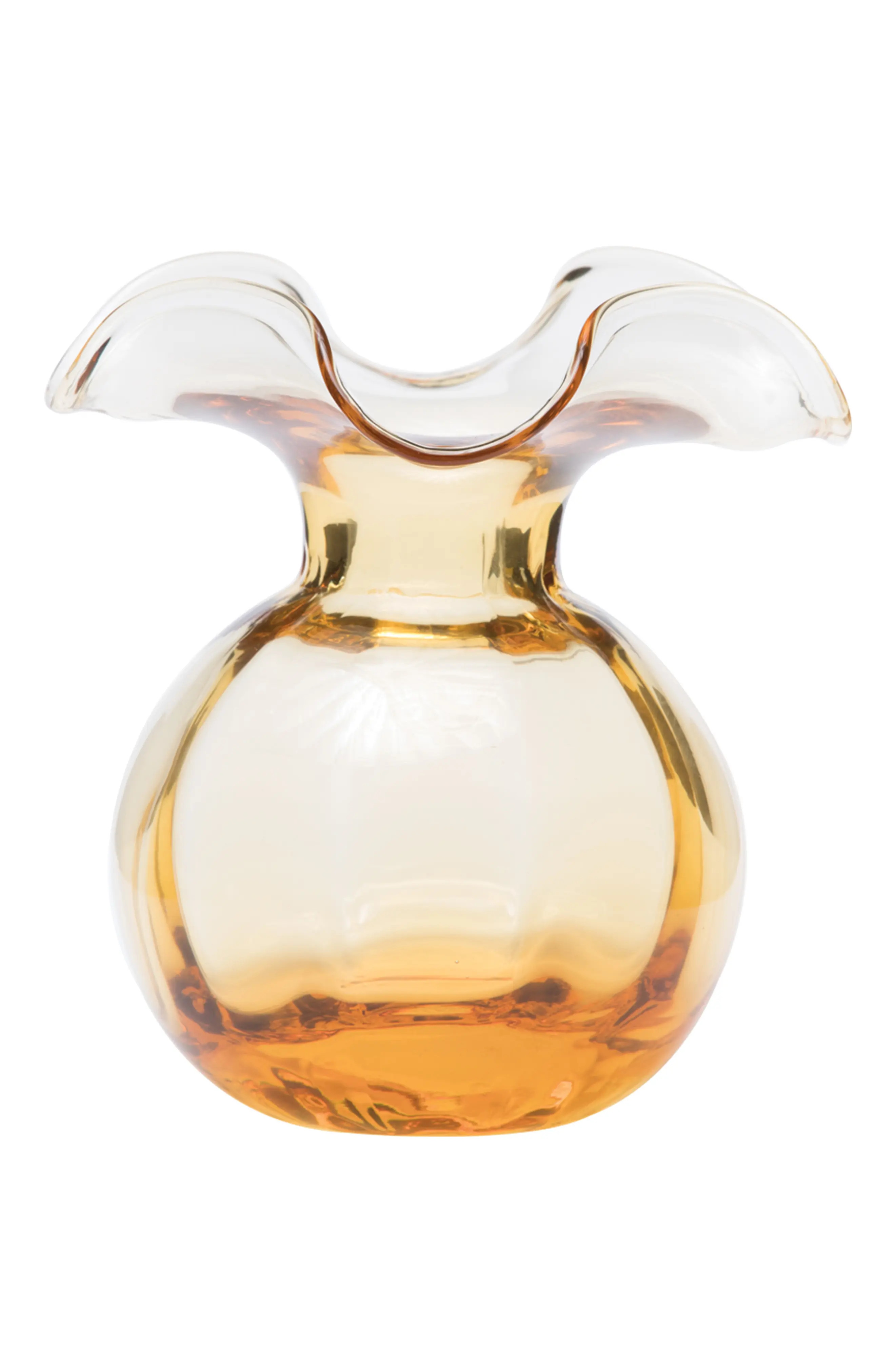 VIETRI Hibiscus Bud Vase in Amber at Nordstrom | Nordstrom