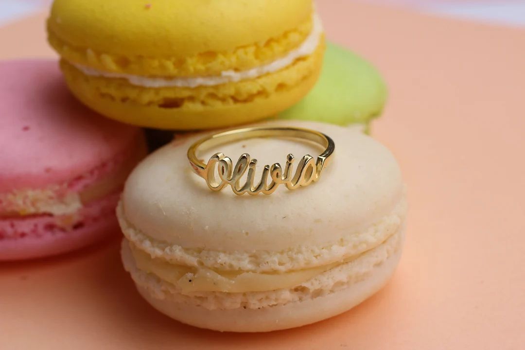 Handwrite Name Ring • Custom Name Ring • Personalized Ring • Dainty Silver Ring  • Custom... | Etsy (US)