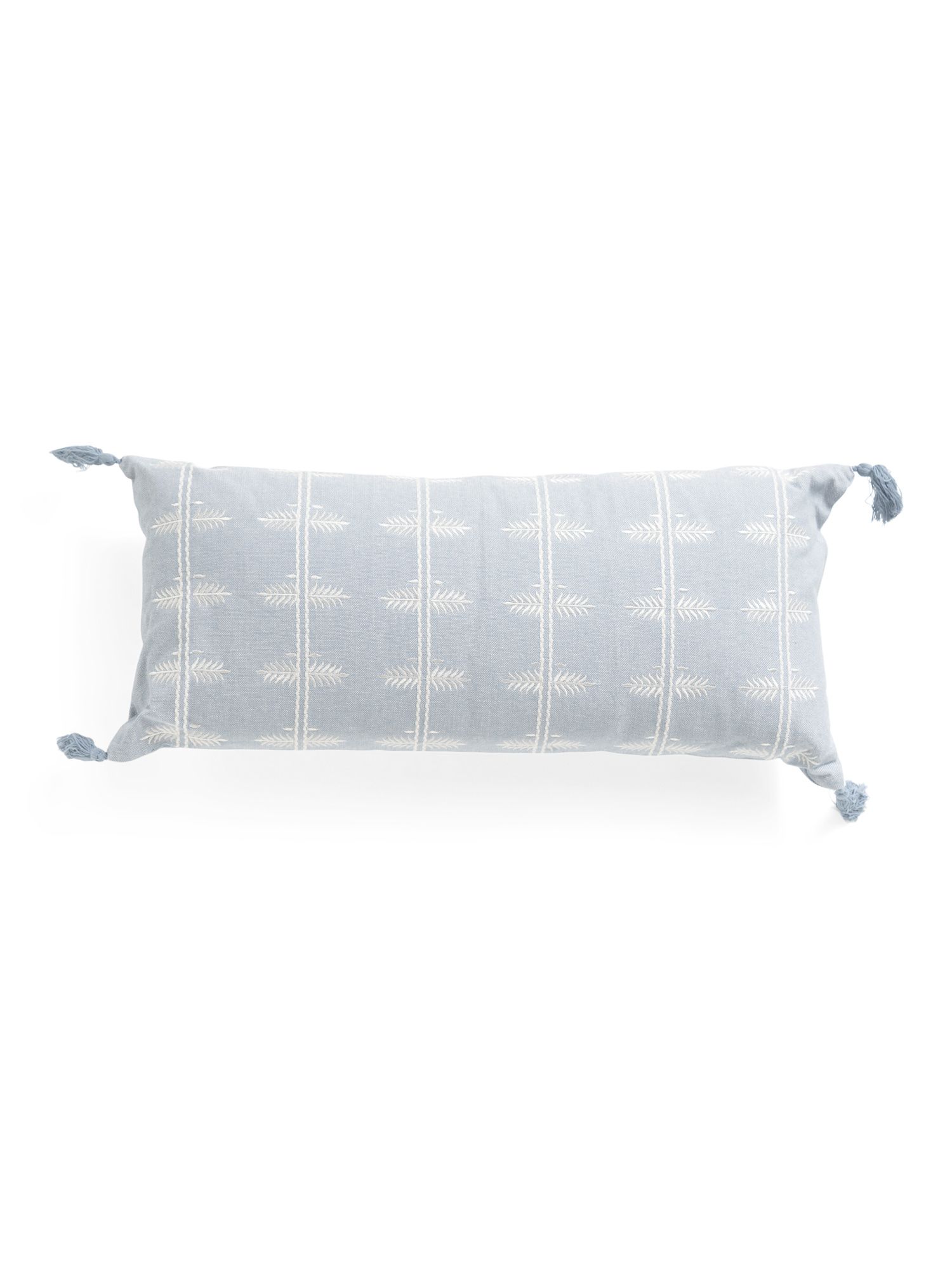12x26 Abstract Print Pillow With Tassels | TJ Maxx