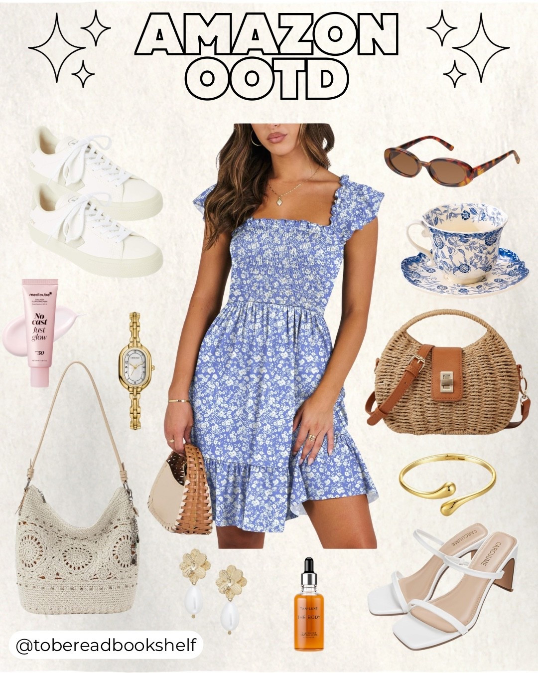 Amazon OOTD ✨ 

A cute casual dress for those first warm days! ☀️ This would work well for Easter too! Check out my “Amazon OOTD” post collection for more!

Many items from Amazon are currently on sale! Up to 40% off select items for Amazon’s big spring sale! 

Keywords: dress, blue and white, tea cup, short dress, watch, purse, bag, crochet, whicker, shoes, heels, essentials, the sak, sale, deals, everyday wear, women’s clothing, women’s fashion, date night outfit


#LTKSeasonal #LTKootd #LTKMidsize