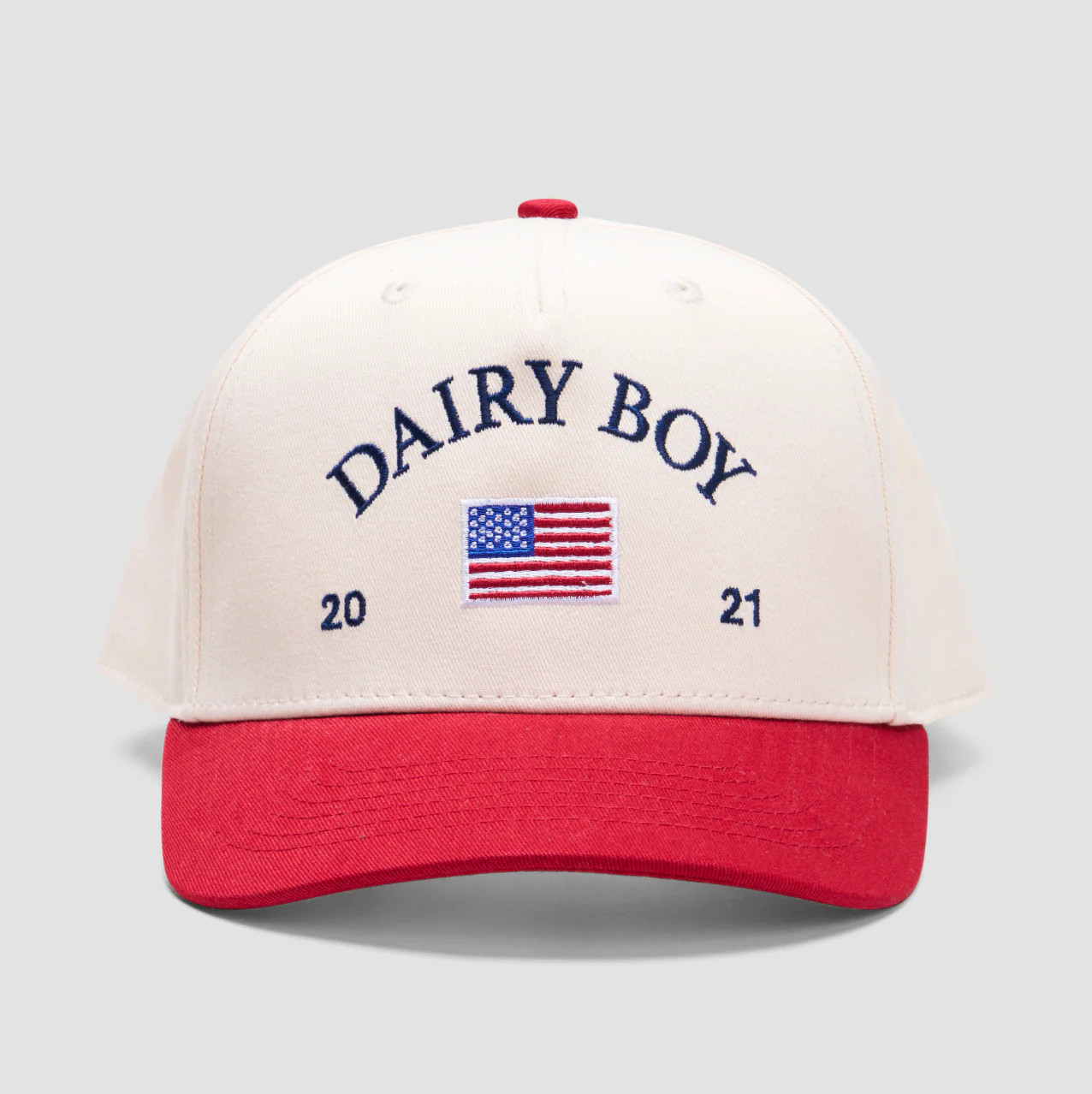 Heritage Trucker Hat - Cherry | Dairy Boy
