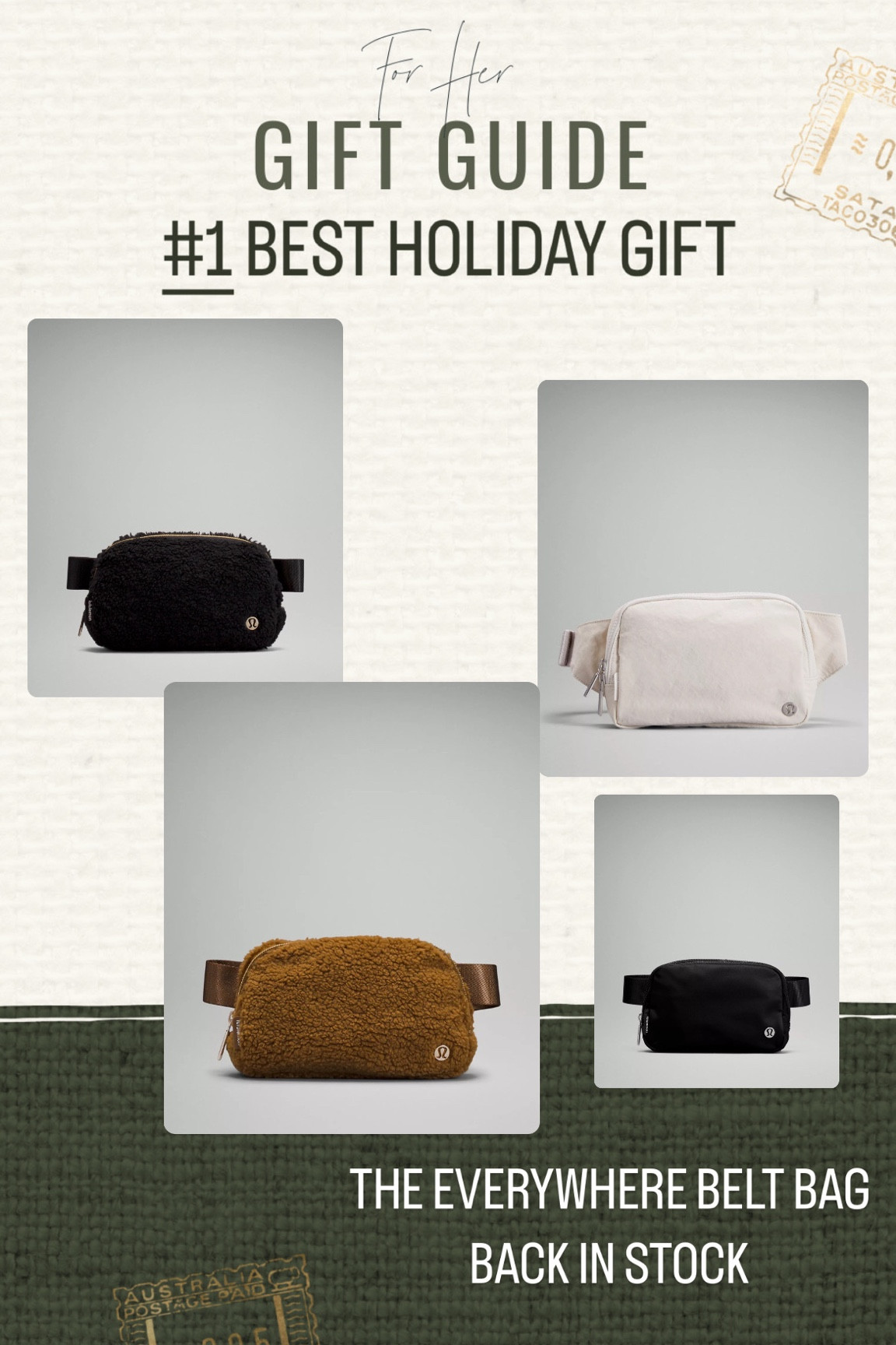 The Everywhere Belt Bag is BACK!! 

#LTKHoliday #LTKGiftGuide #LTKitbag