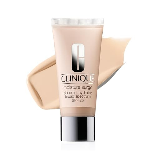 Clinique Moisture Surge Sheertint Hydrator Hydrating Tinted Moisturizer Broad Spectrum SPF 25 With Hyaluronic Acid + Aloe Water | Sheer Coverage, Natural Finish, Very Light, 1.4 Fl Oz | Amazon (US)