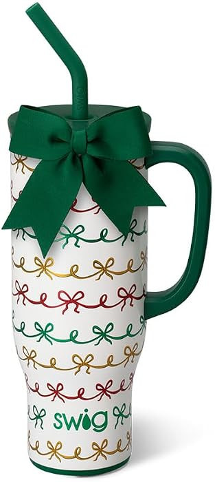 Swig Life 30oz Mega Mug, 30oz Tumbler with Handle and Straw, Large Insulated Tumblers, Cup Holder... | Amazon (US)
