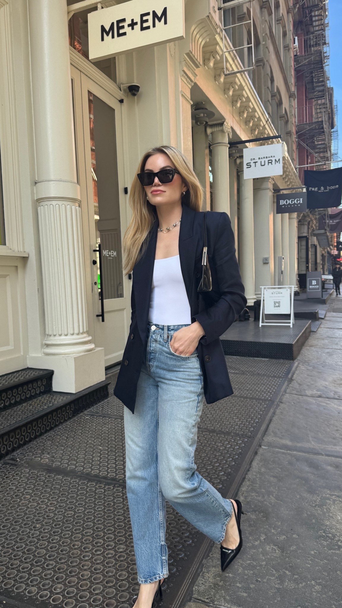 Casual Friday 

Zara Double Breasted Shoulder Pad Blazer 2726/564/401
Zara Extra Long Mid-Rise TRF Straight Denim 2569/015/400
Zara Embossed Hoop Earrings 4736/041/851


#LTKSaleAlert #LTKWorkwear #LTKFindsUnder100