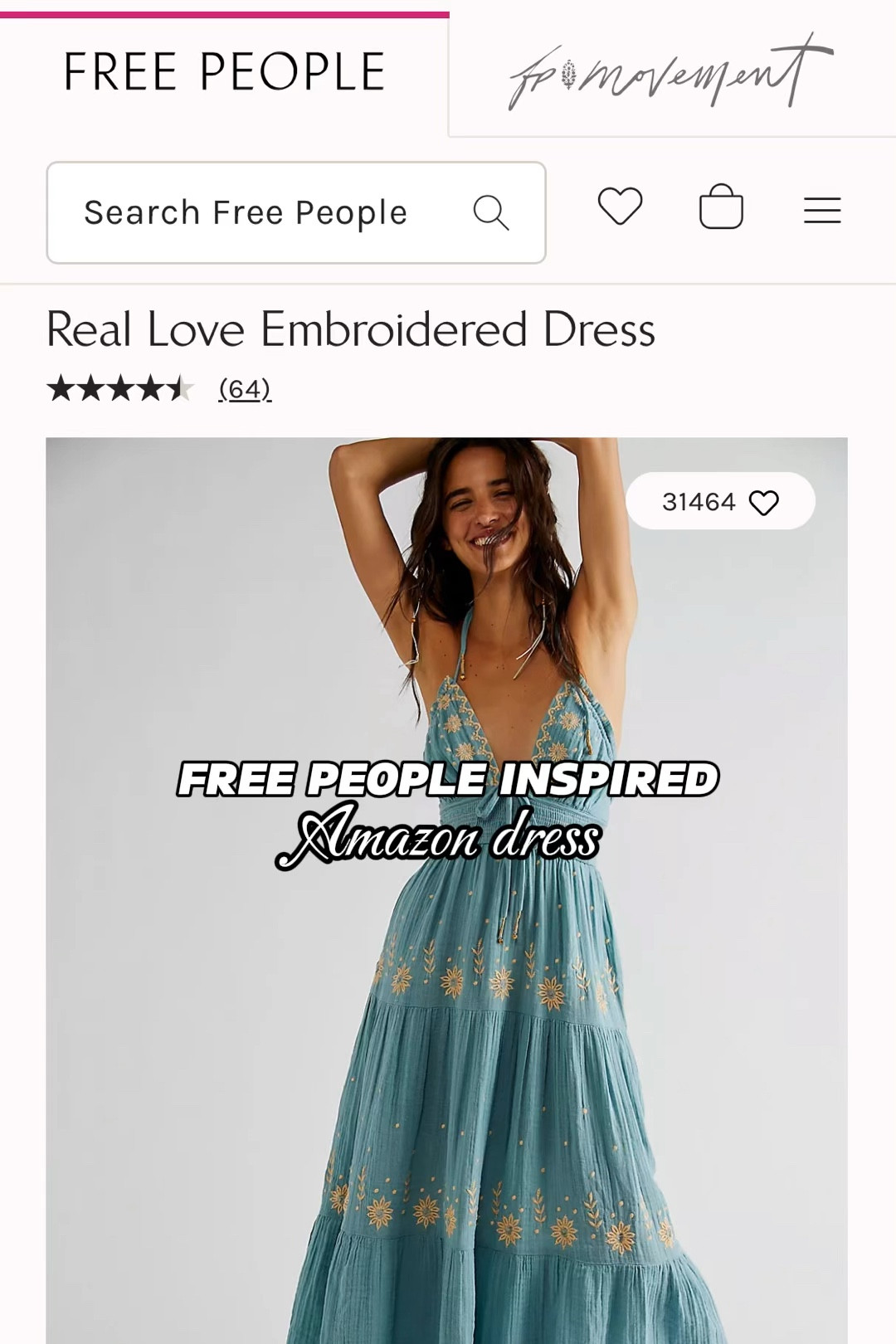 Another free people inspired dress from Amazon! 



#LTKstyletip #LTKfindsunder50