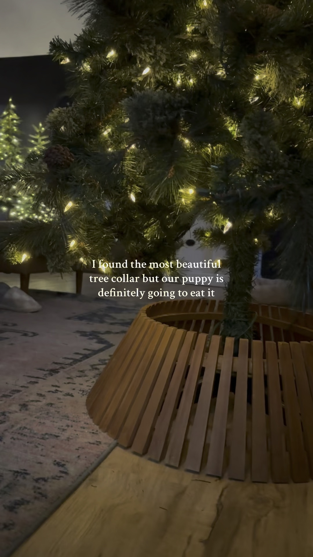 The most beautiful modern Christmas tree collar! For anyone else who doesn’t have a puppy (:

#LTKSeasonal #LTKHoliday #LTKHome