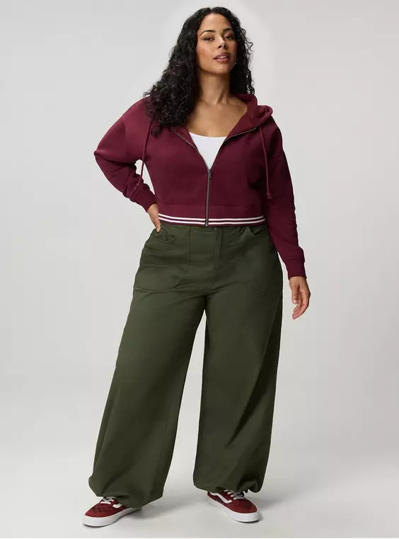 Slouchy Balloon Pant in Beige-Tan | Torrid (US & Canada)