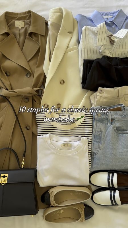 Spring staples, capsule wardrobe, classic style

#LTKSeasonal #LTKstyletip