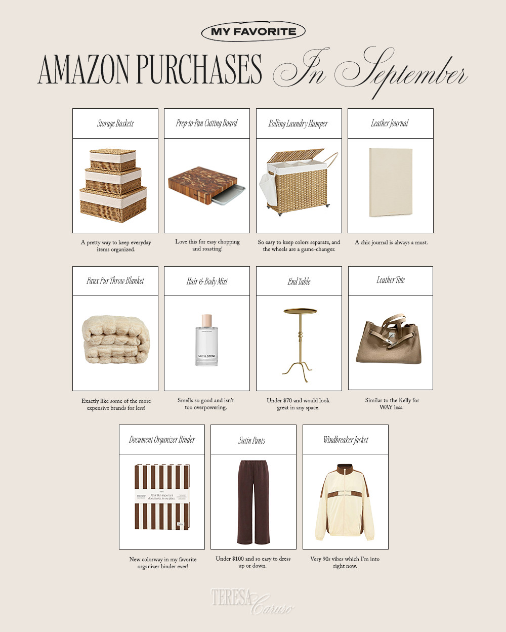 My Favorite Amazon Purchases in September! 

 