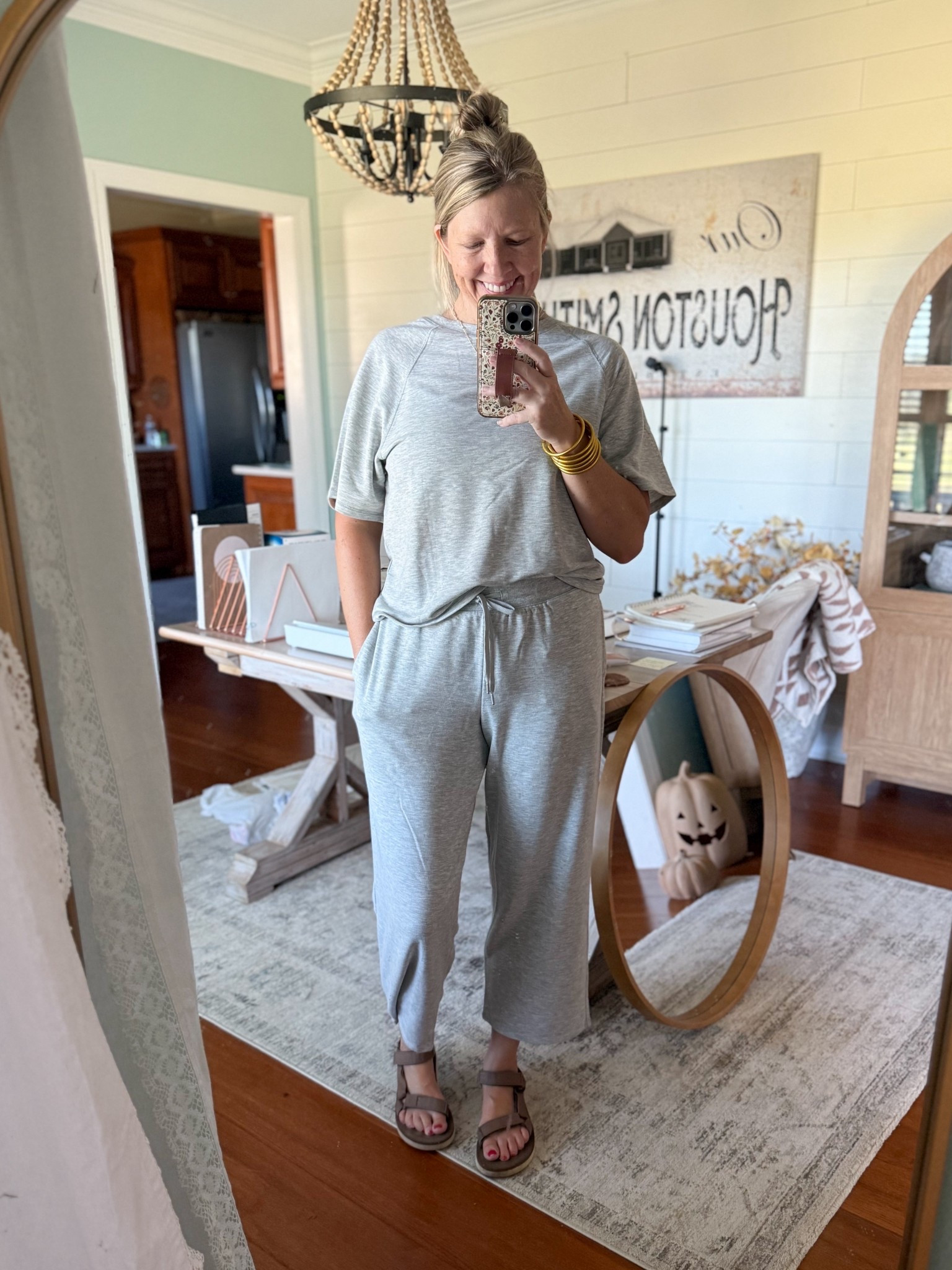 Happy Saturday! The comfiest sets from Walmart! Got the grey color in and already have the brown! Do I need the black too? 🖤🩶🤎 I’m 5’7 and in the small. 

#LTKSeasonal #LTKOver40 #LTKStyleTip