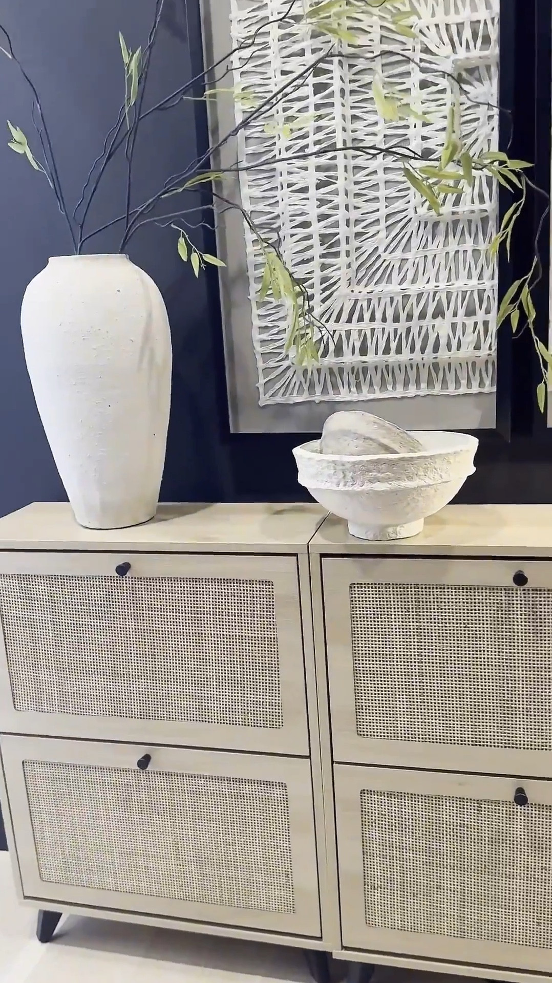 Double win! 🎉 Create an entryway that's both functional AND stylish! 💡 I'm obsessed with these slim stage cabinets - only 9 inches deep and 23 inches wide, making them perfect for cozy entryways. Plus, you can place them next to each other to create more space! 🎉 The best part? You can store your shoes sideways or forwards, whatever works best for you! 👠👡

#LTKStyleTip
#LTKHome #LTKSaleAlert