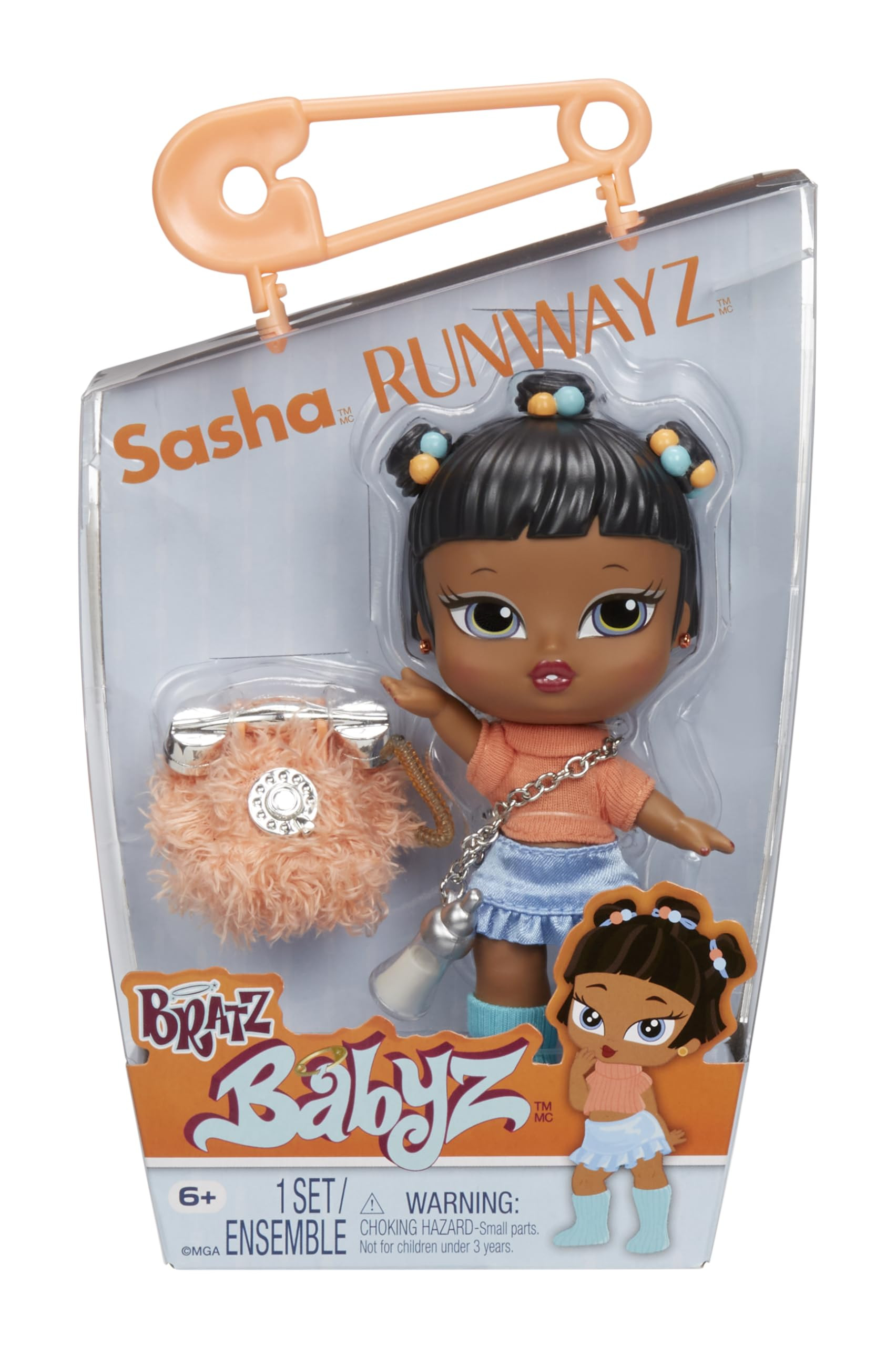 Bratz Babyz Runwayz Sasha Collectible Fashion Doll with Real Fashions | Amazon (US)