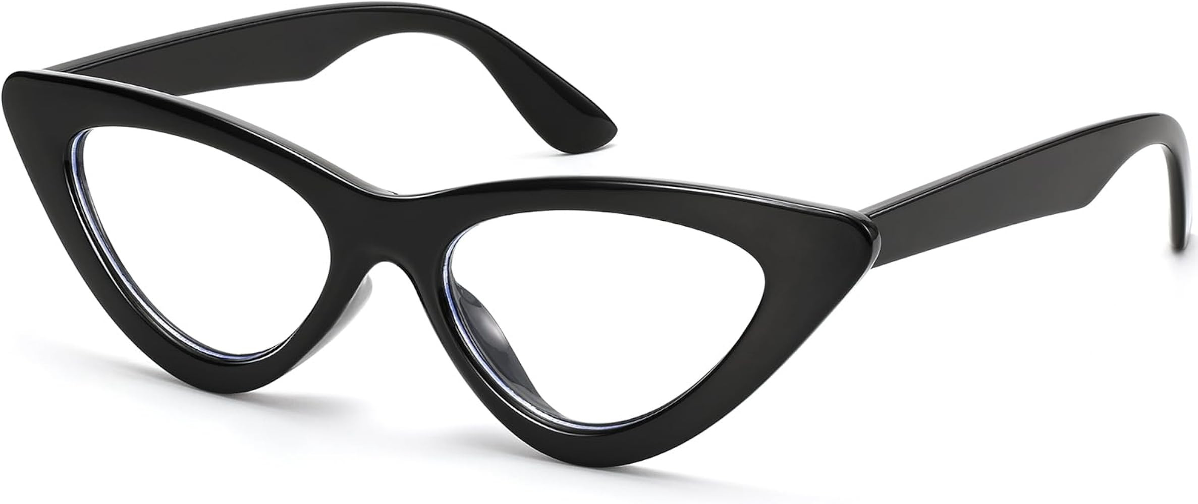 LIKSMU Cat Eye Sunglasses for Women Vintage Retro Narrow Cateye Frame Trendy Sun Glasses | Amazon (US)