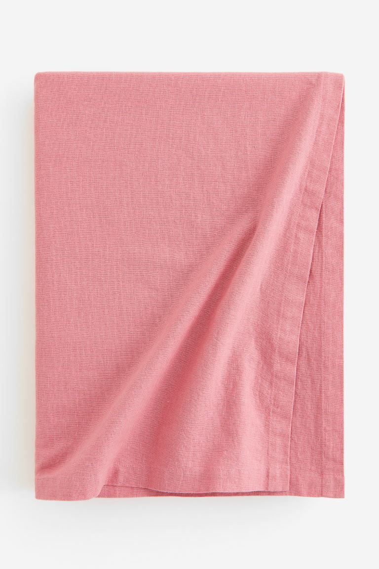 Linen-blend Tablecloth - Light taupe - Home All | H&M US | H&M (US + CA)