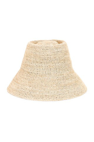 Janessa Leone Felix Packable Hat in Neutral | FWRD 