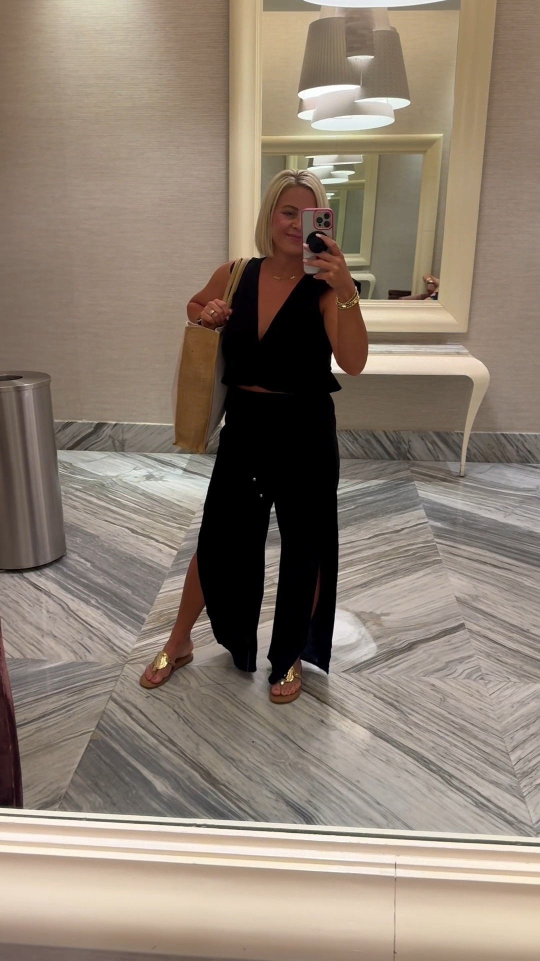 The cutest two piece set from Amazon! Stretchy and comfortable! Sandals are from Target and custom necklace from The Sis Kiss! 

#LTKmomlife #LTKootd #LTKWedding