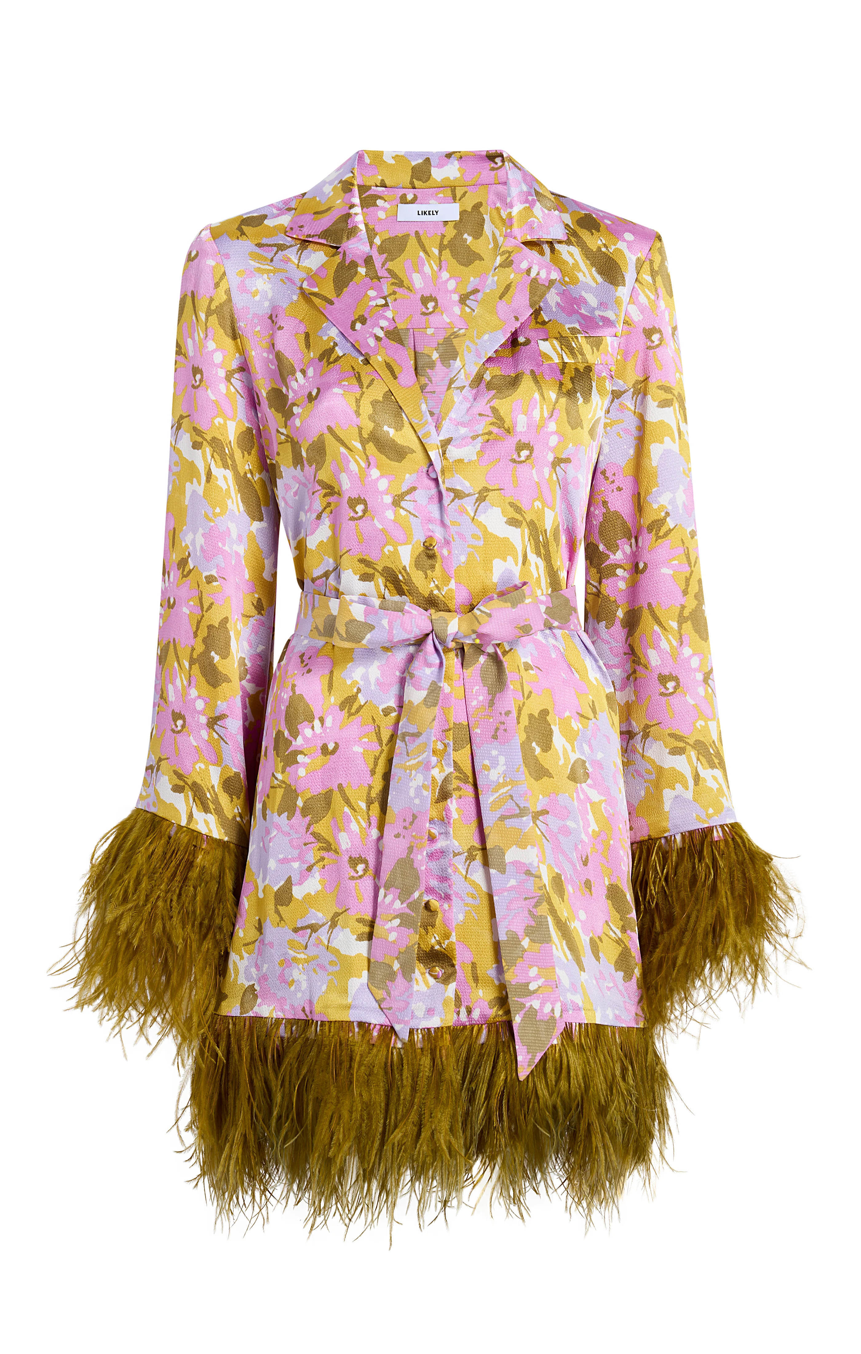 Virginia Dress 2 / Oil Yellow Multi | LIKELY
