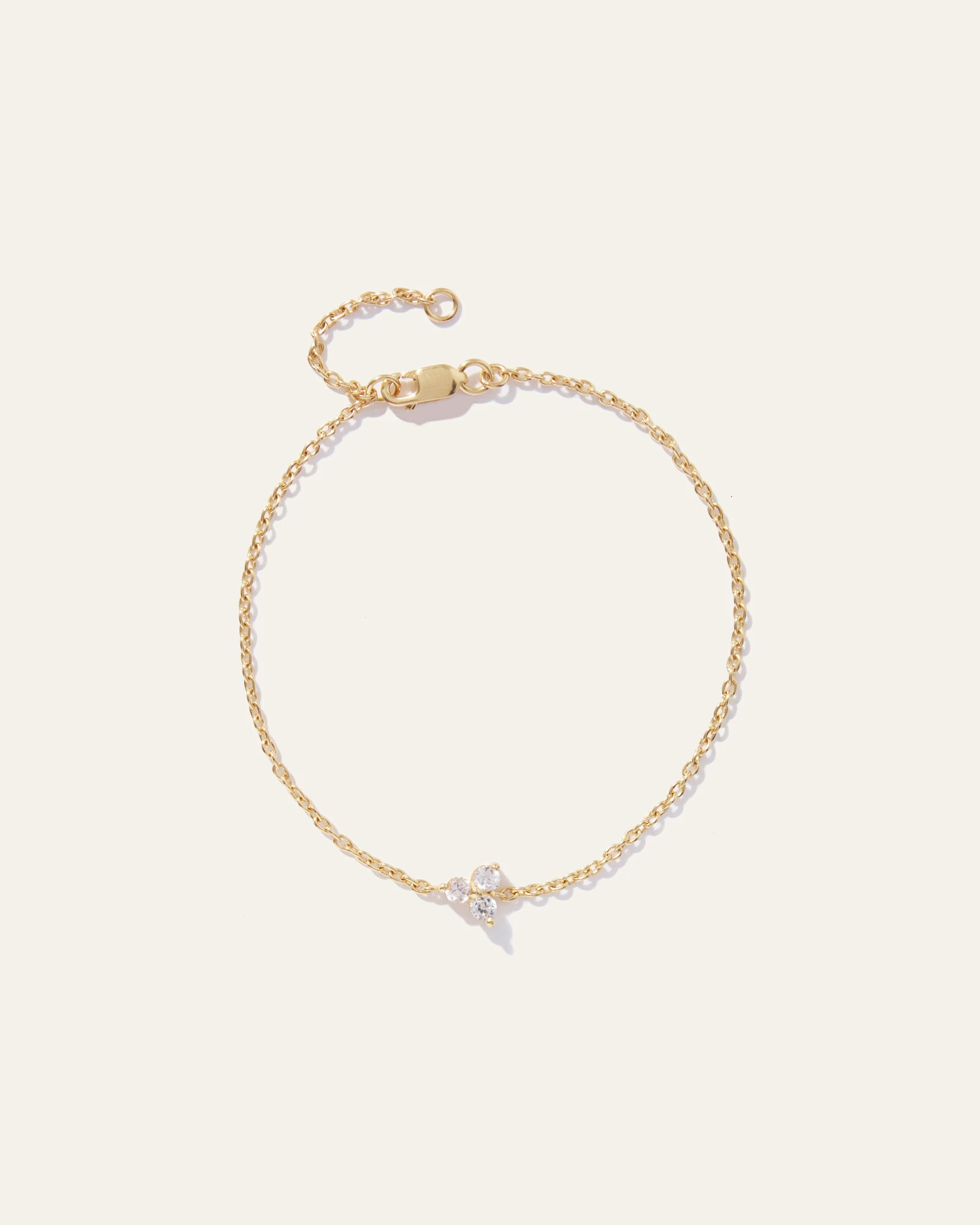 White Sapphire Triad Bracelet | Quince