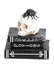 9.25n Resin Skull On Book | TJ Maxx