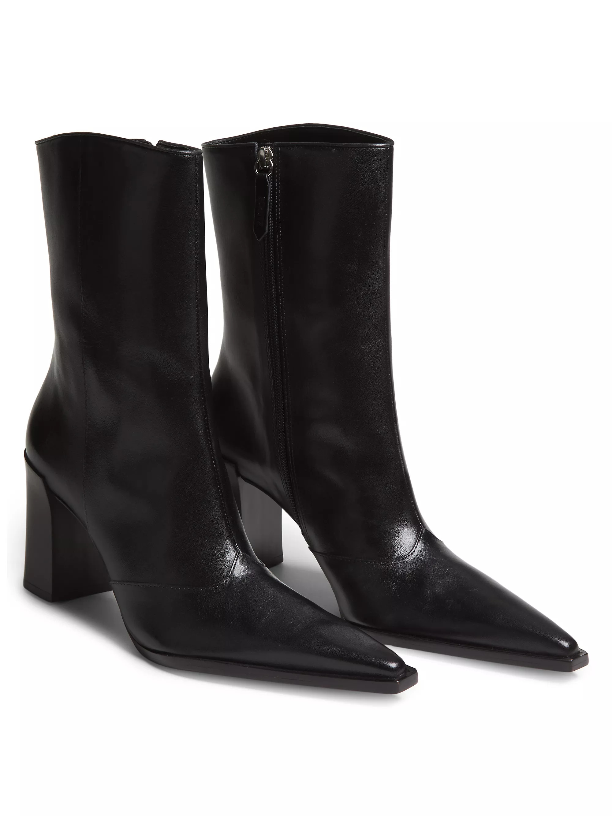Raffaela 90MM Leather Booties | Saks Fifth Avenue