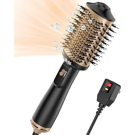 REVLON One-Step Volumizer Enhanced 1.0 Hair Dryer and Hot Air Brush | Now with Improved Motor (Bl... | Amazon (US)