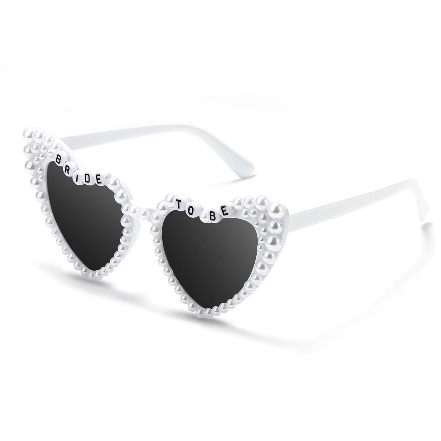 Etercycle Heart Sunglasses, Bride to Be Gifts Bachelorette Party Bride Sunglasses, Cute Glasses f... | Amazon (US)