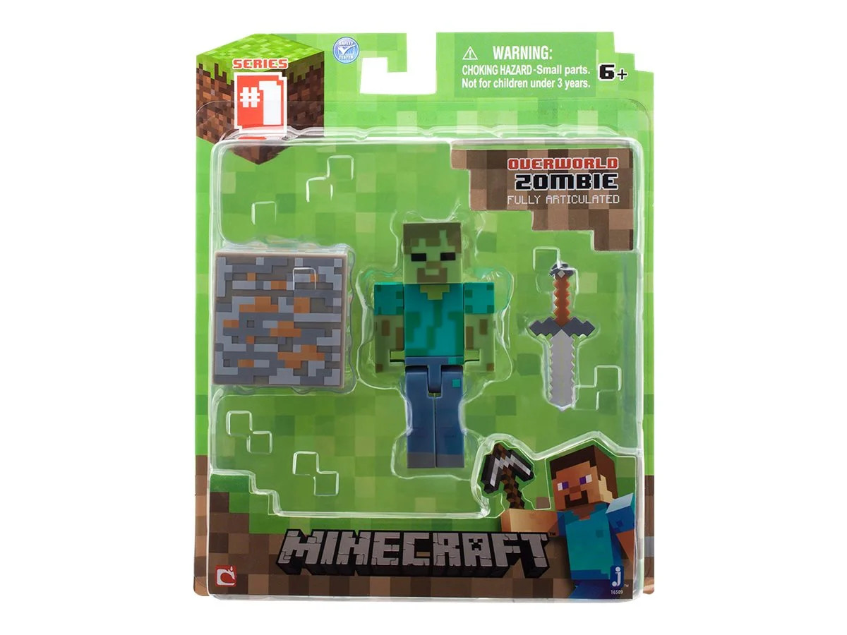 Minecraft Core Zombie with Accessories | Walmart (US)