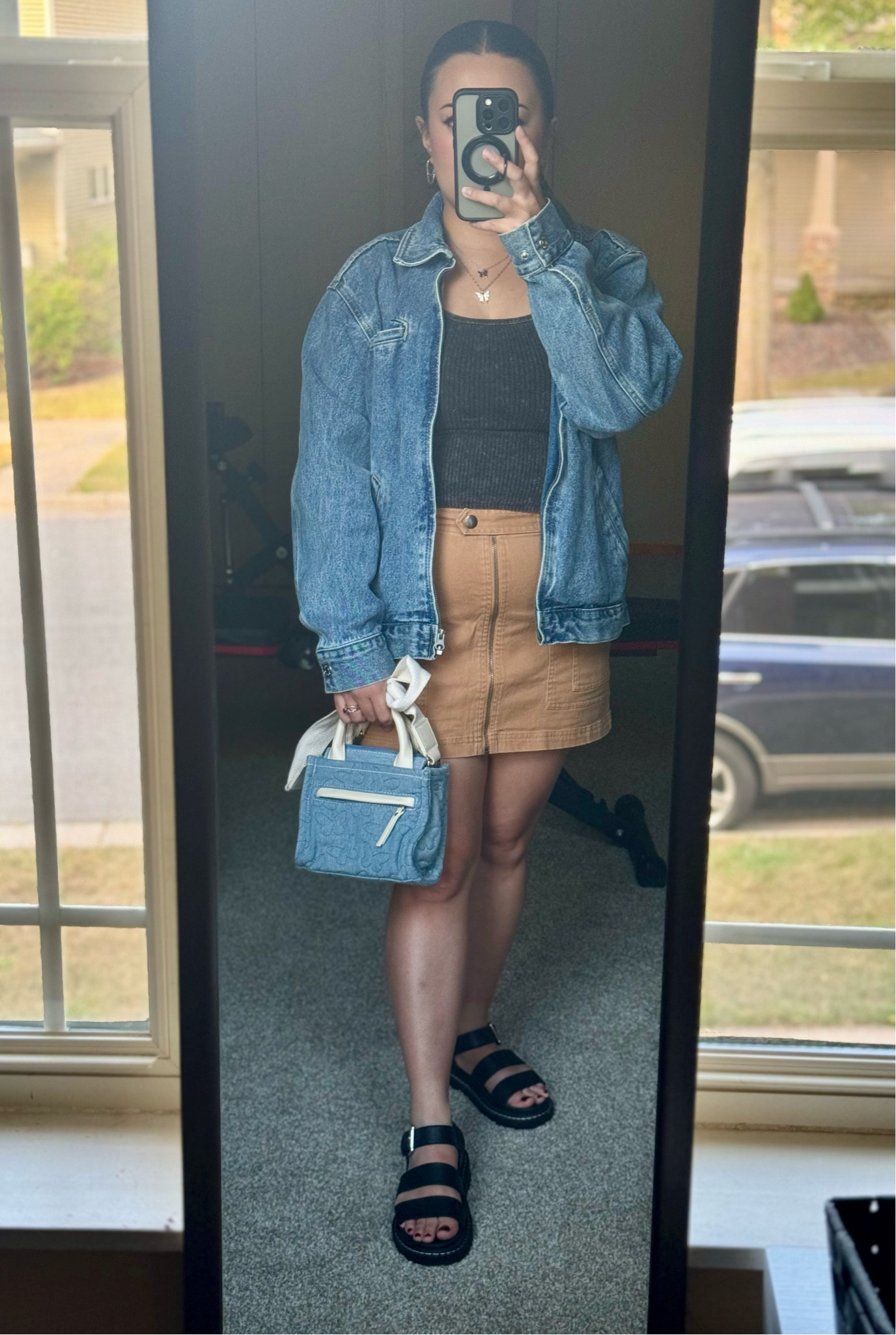 Fall Outfit Idea: Bomber jacket + simple tee + mini skirt + chunky sandals

All of these pieces are from Wild Fable but from a few seasons ago. I’ve linked similar items so you can still put together this look. 

#LTKStyleTip #LTKSeasonal #LTKFindsUnder50