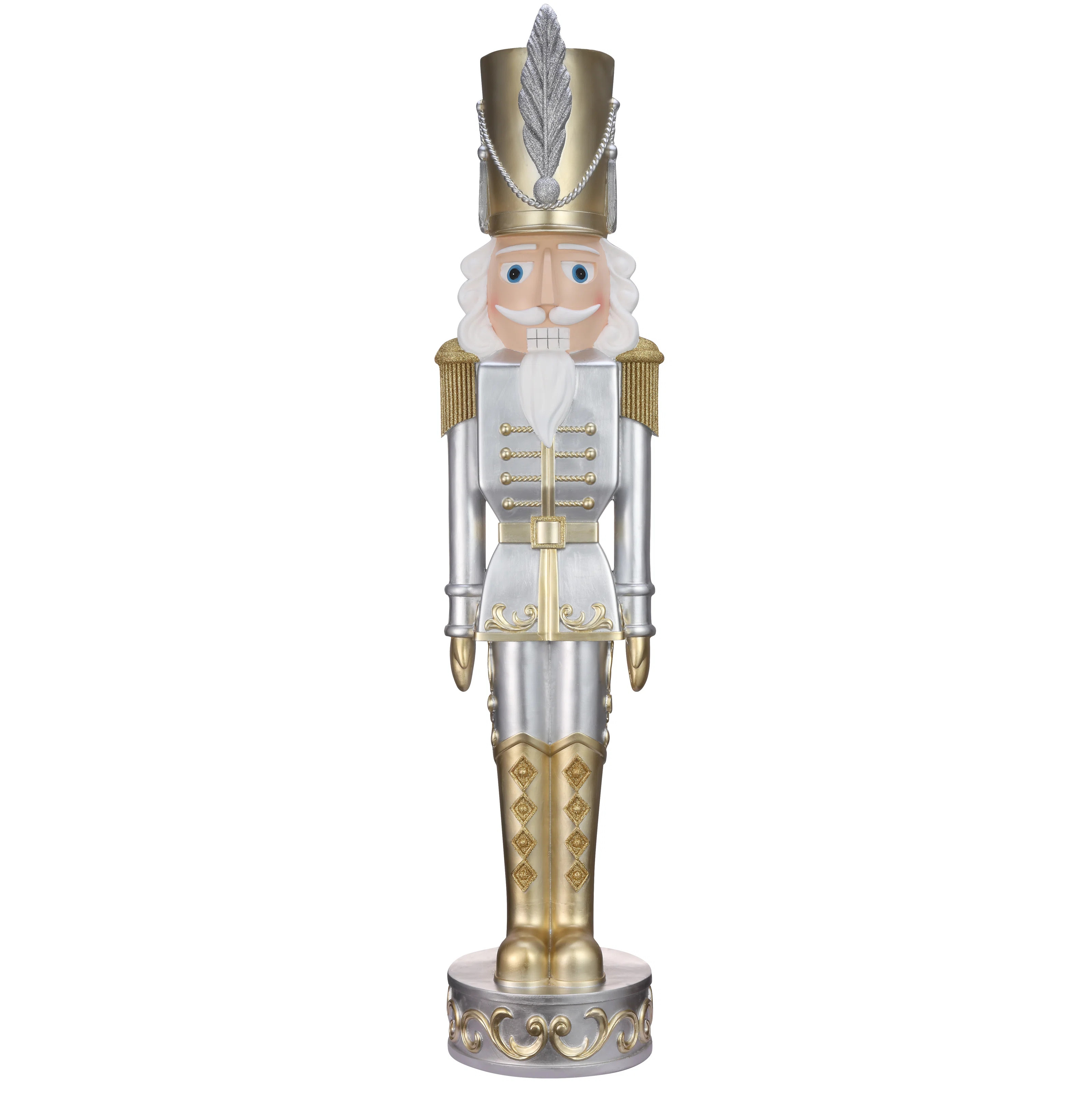 48" Christmas Nutcracker Gold/Silver | Wayfair North America