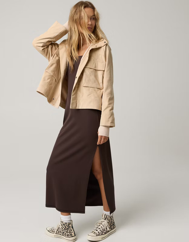 OFFLINE By Aerie Cropped Corduroy Jacket | Aerie