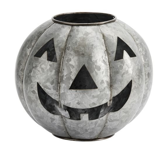 Galvanized Jack O' Lanterns | Pottery Barn (US)
