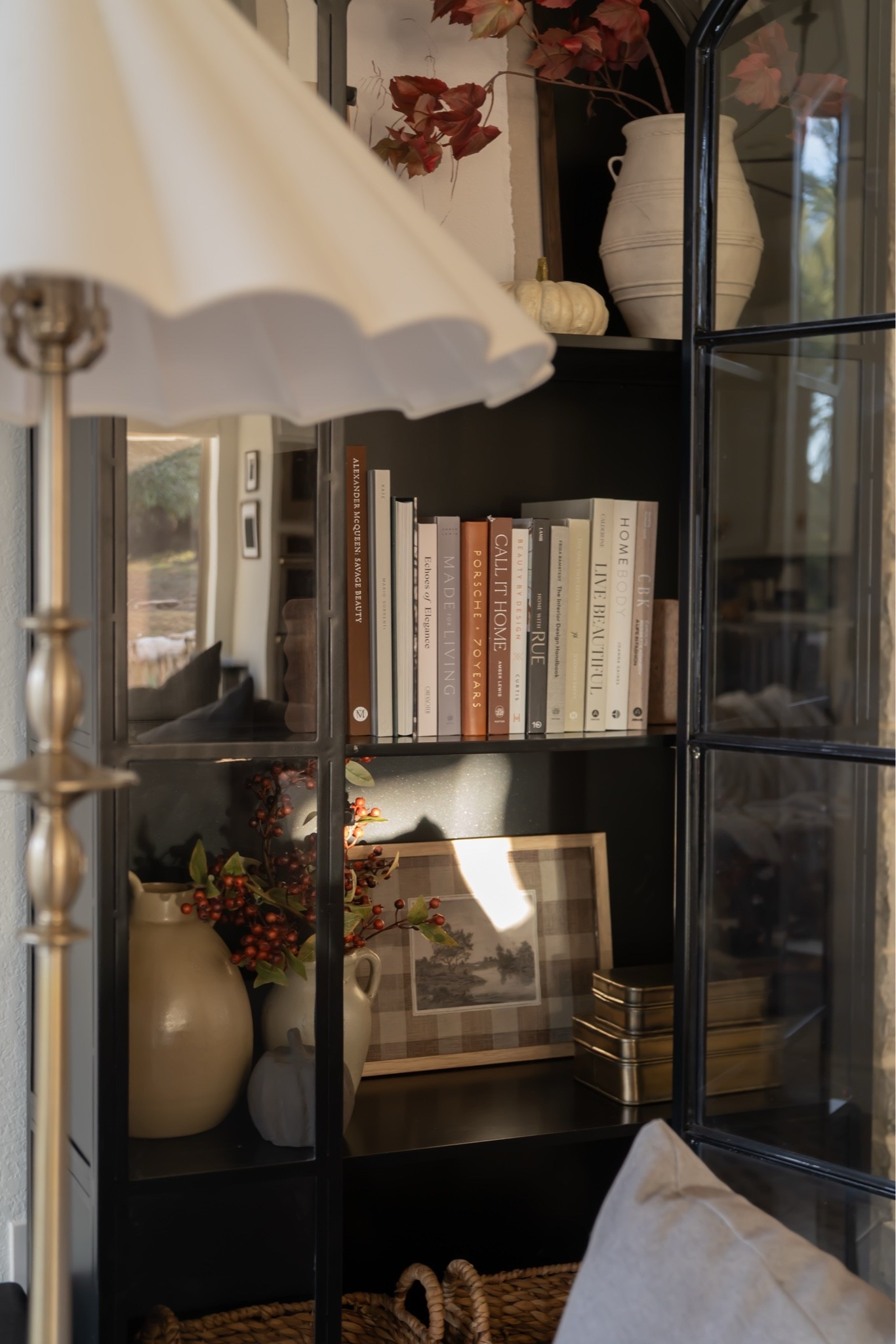 Cabinet styling for fall in my living room 🍂🤎

#LTKSeasonal #LTKstorytime #LTKHome