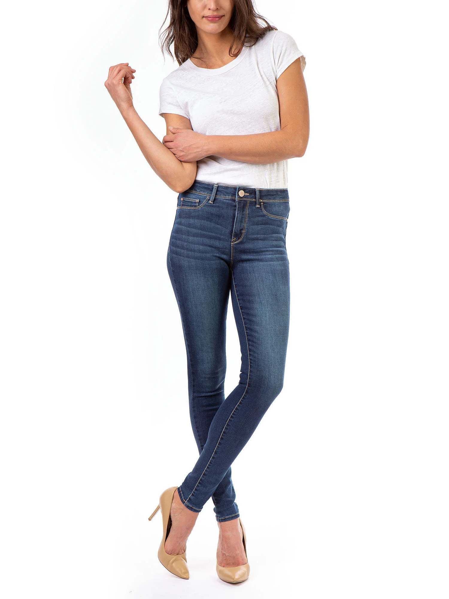 Jordache Women's Essential High Rise Super Skinny Jean | Walmart (US)