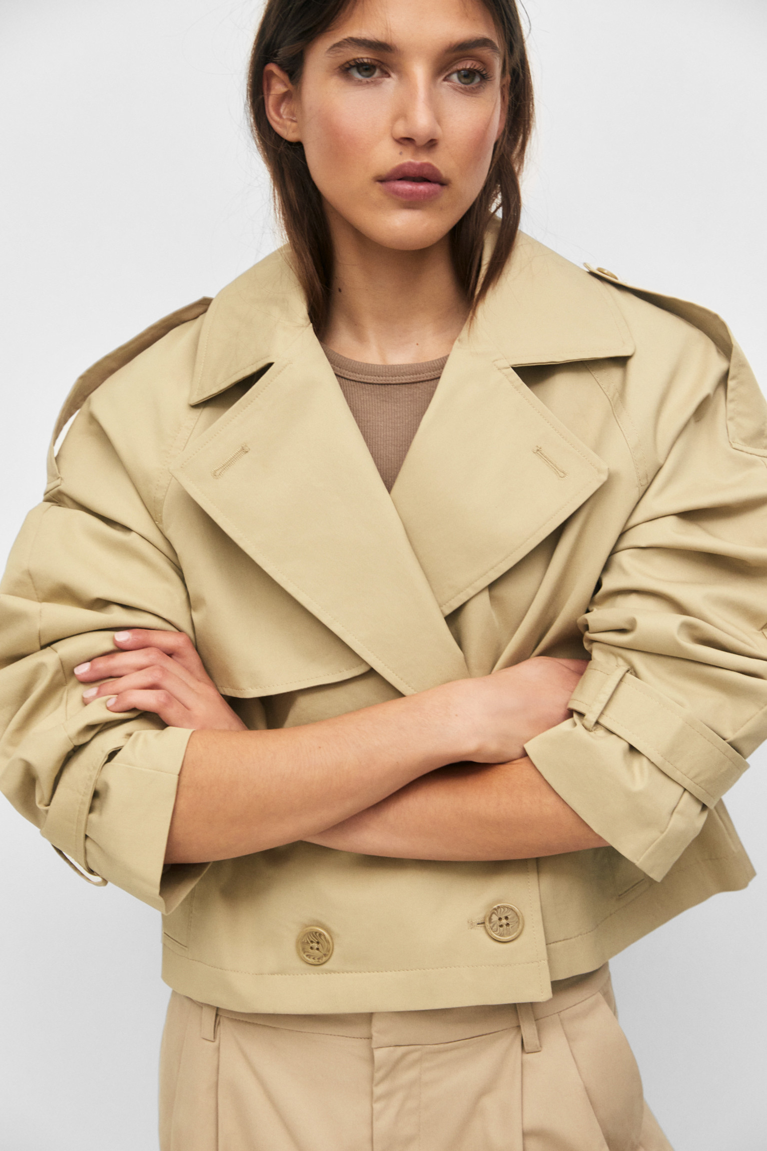 Short trench coat | PULL and BEAR UK