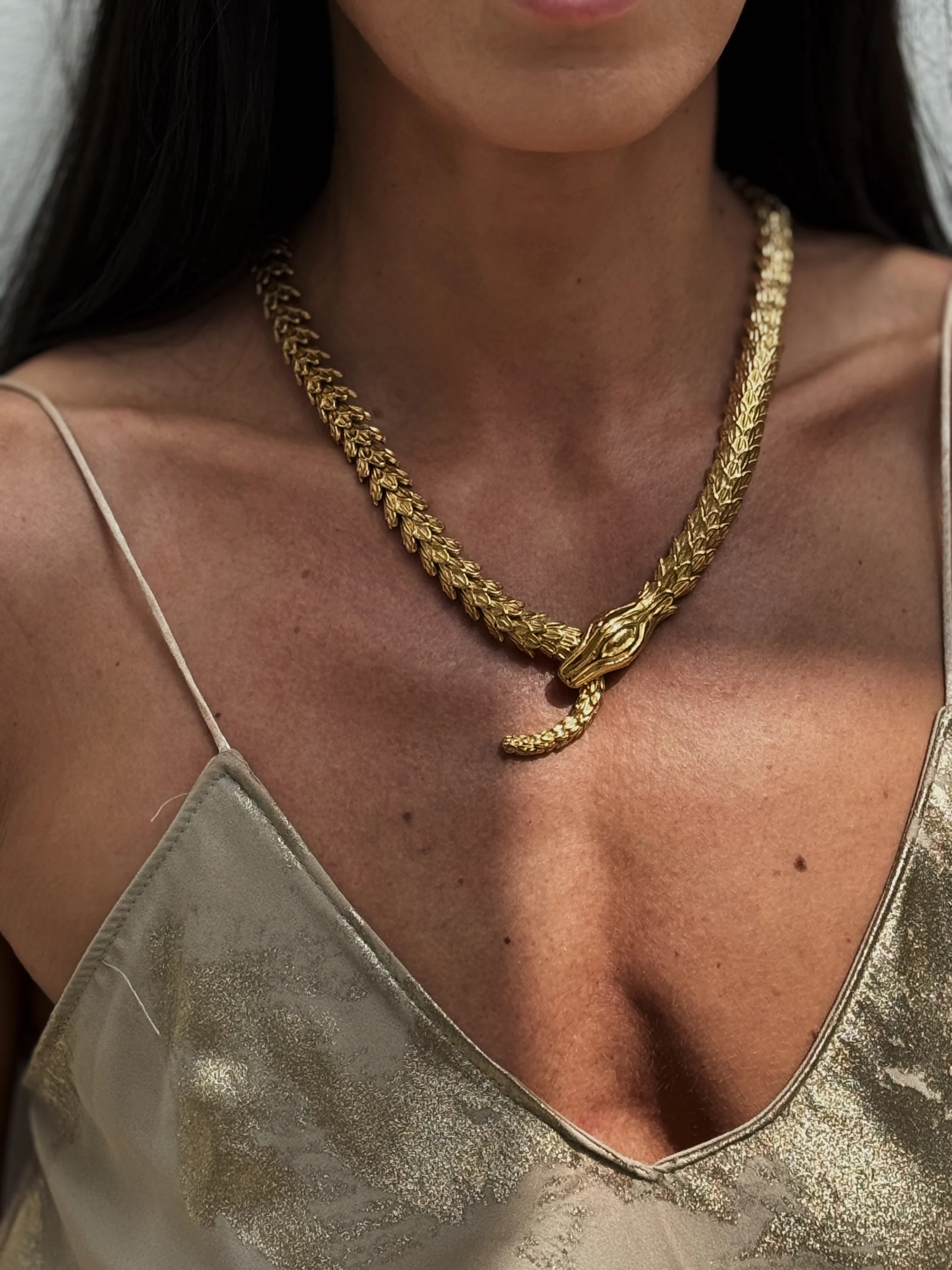 Articulated Snake Necklace | COPA Jewelry