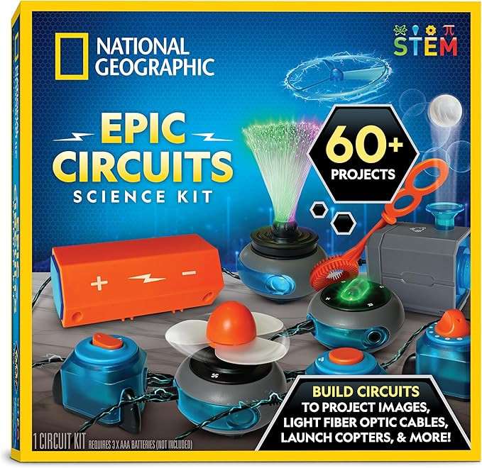 Blue Marble National Geographic Circuit Maker Kit - Electronics Kit for Kids with 60 Electrical C... | Amazon (US)