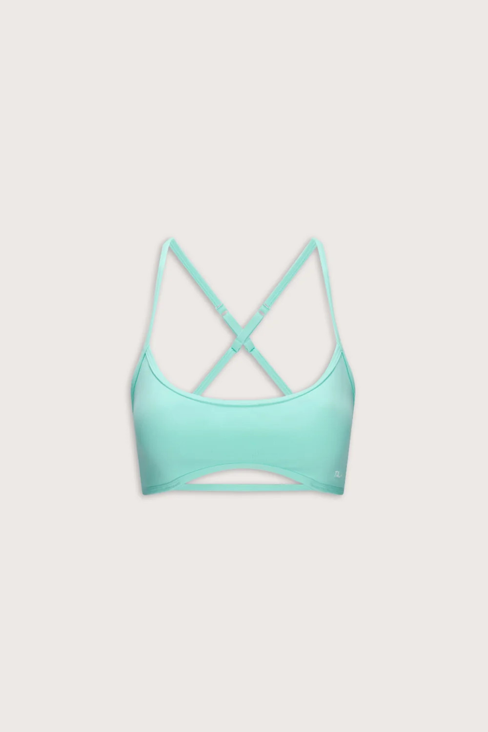 DayFlex Strappy Back Sports Bra - Aqua Blue | TALA (UK)