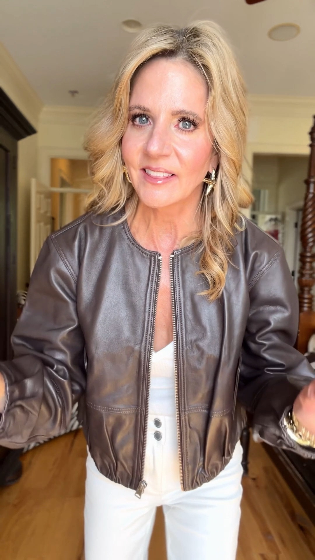 I’m loving all of these pieces from Quince!  If you have not tried them yet, you need to!
 
I’m wearing XS both jackets and a 25 in the jeans
 
@Quince 
#quincepartner

#LTKgrwm #LTKootd #LTKOver40
