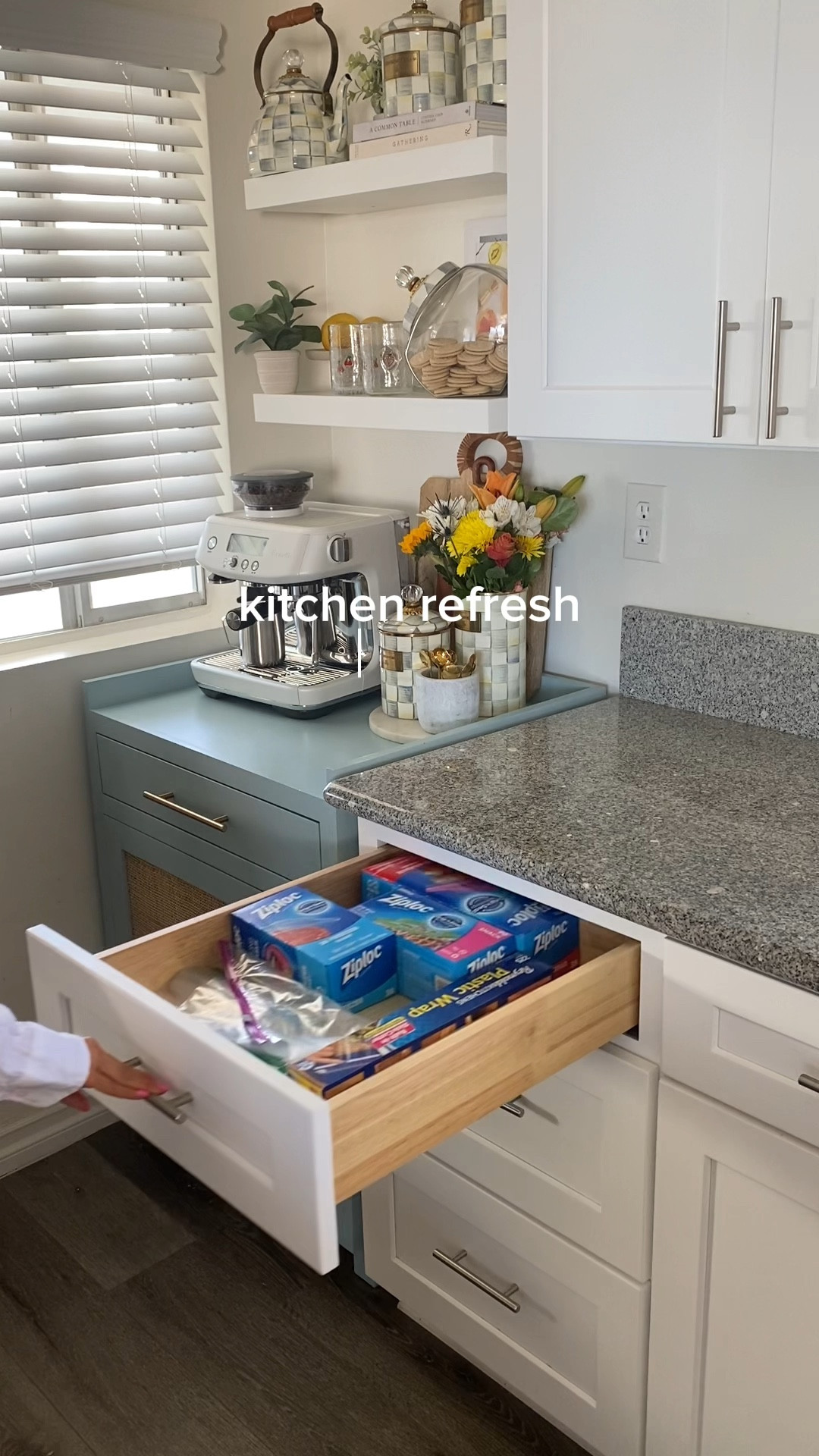 Another kitchen refresh video!

Kitchen organization, kitchen drawer organization, drawer organization, kitchen organization ideas, kitchen hacks, ziplock bag organizer, plastic bag organizer

#LTKFind #LTKhome #LTKSeasonal