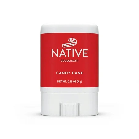 Native Limited Edition Mini Deodorant Candy Cane 0.35 oz | Walmart (US)