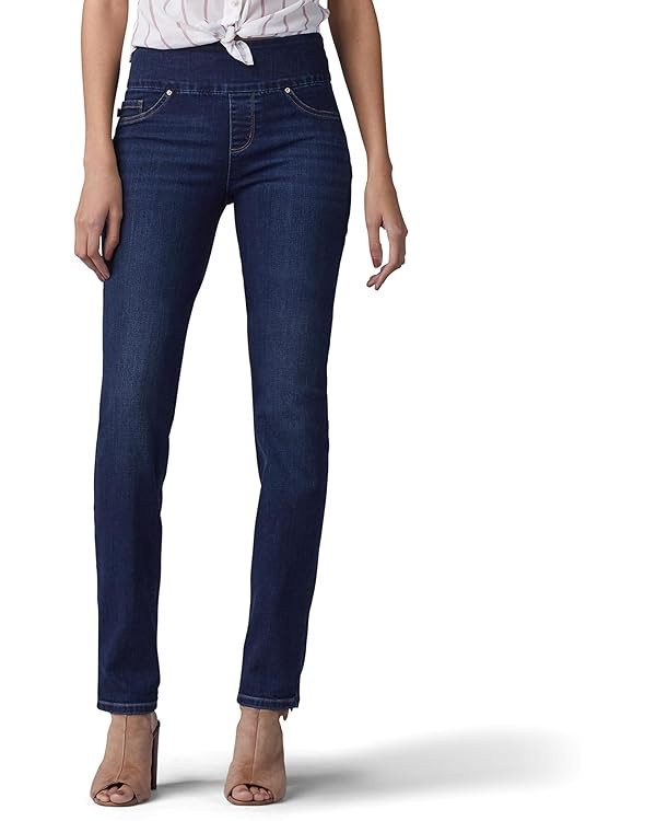 Lee Women's Sculpting Slim Fit Slim Leg Pull On Jean | Amazon (US)