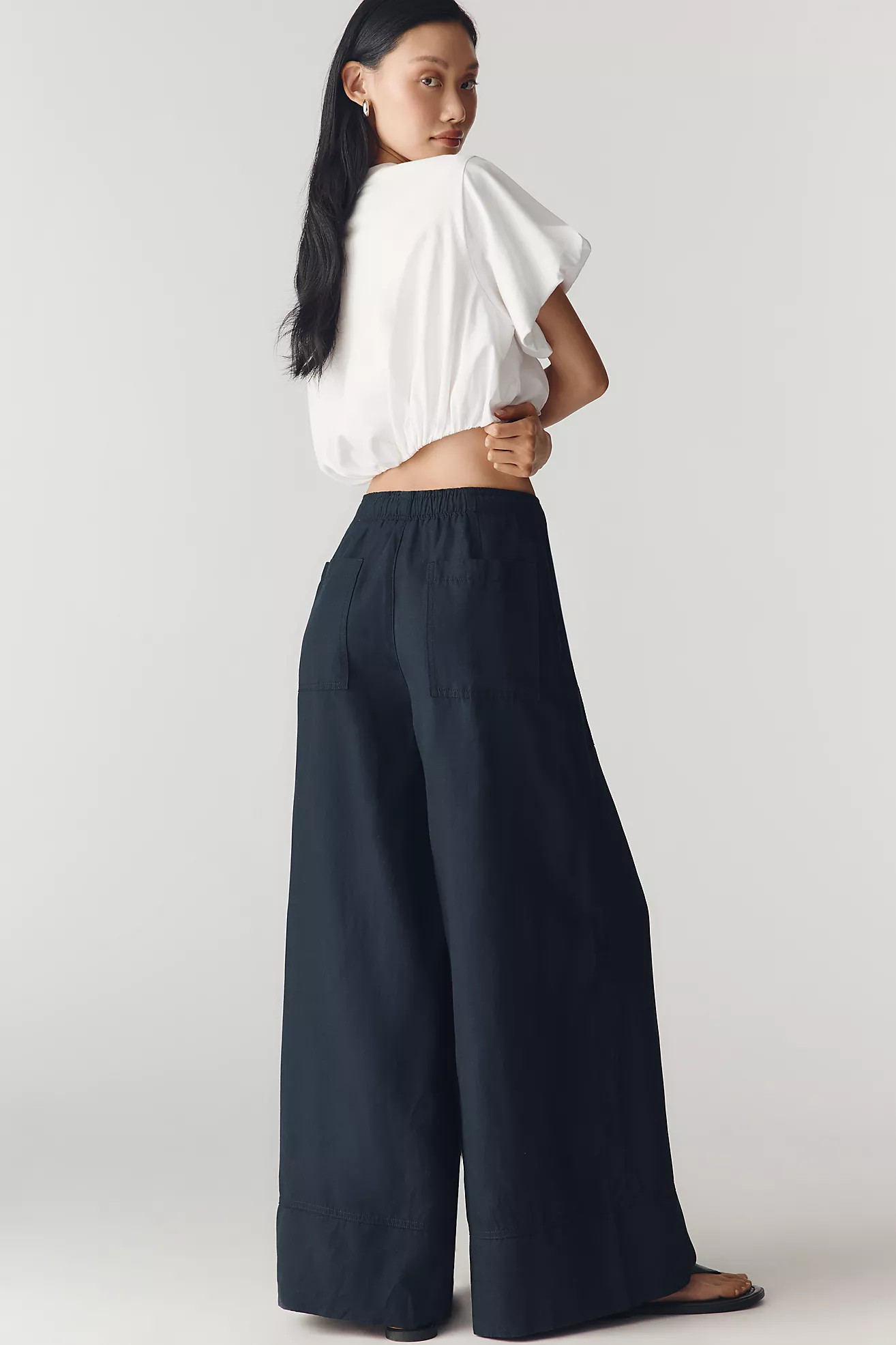 By Anthropologie The A-Line Wide Leg Trousers | Anthropologie (US)