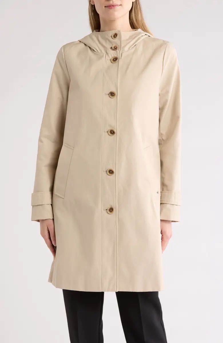 Water Resistant A-Line Trench Coat | Nordstrom Rack