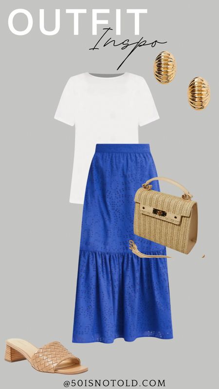Womens outfit idea | outfit inspo | women over 40 | maxi skirt | church outfit | family photos 

#LTKwedding #LTKstyletip #LTKworkwear
