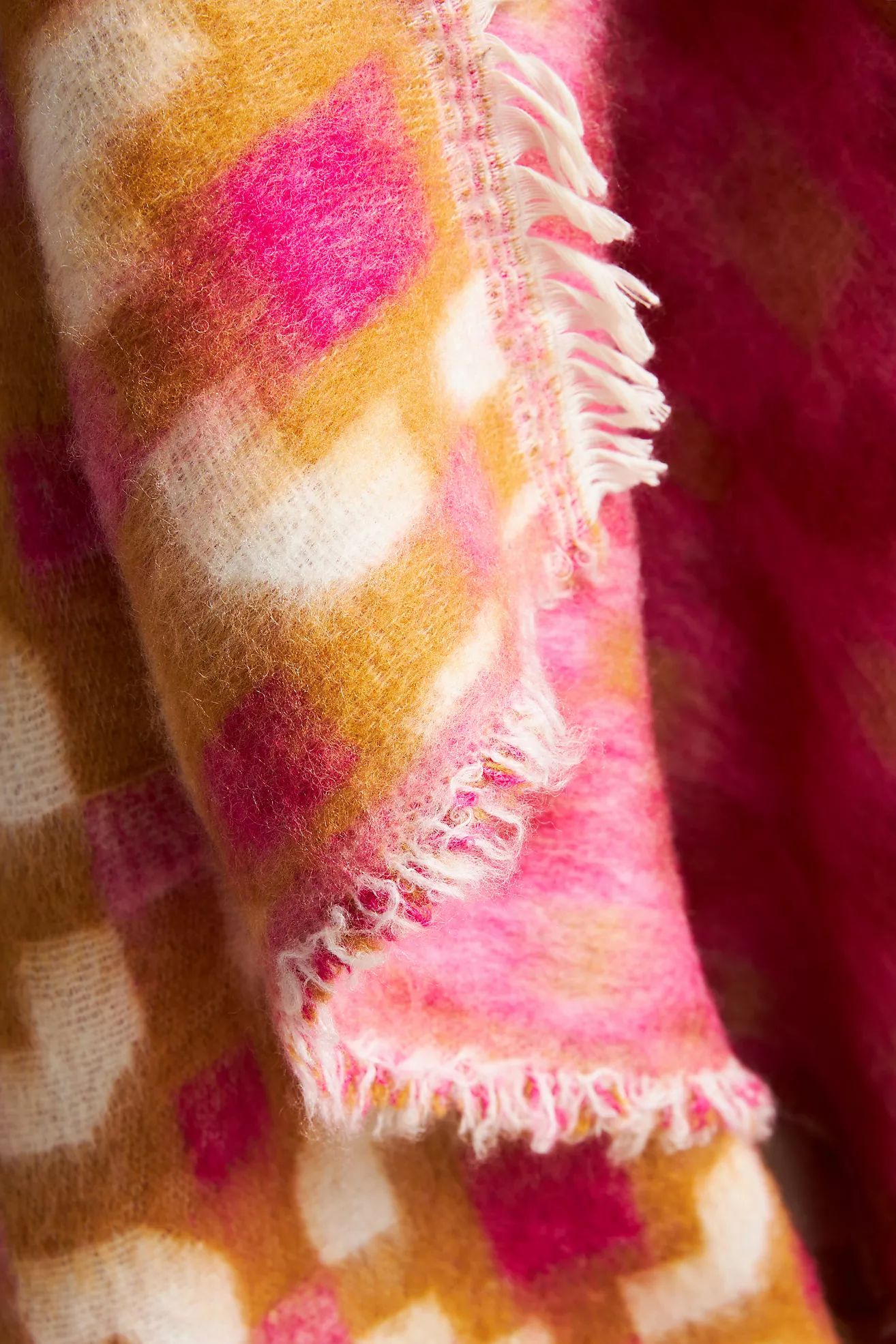Brushed Wool Throw Blanket | Anthropologie (US)