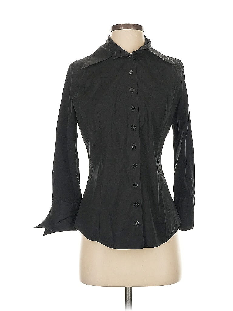 Anne Fontaine Black Long Sleeve Button-Down Shirt Size Med (3) - 80% off | ThredUp (US)