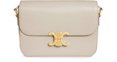 Medium Triomphe bag in shiny calfskin - CELINE | 24S US