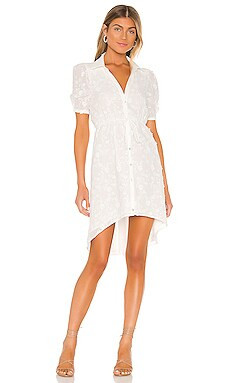 MAJORELLE Conrad Midi Dress in White from Revolve.com | Revolve Clothing (Global)
